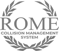 Rome Collision Management System gray logo